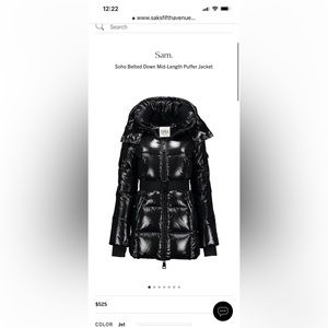 BRAND NEW SAM JACKET